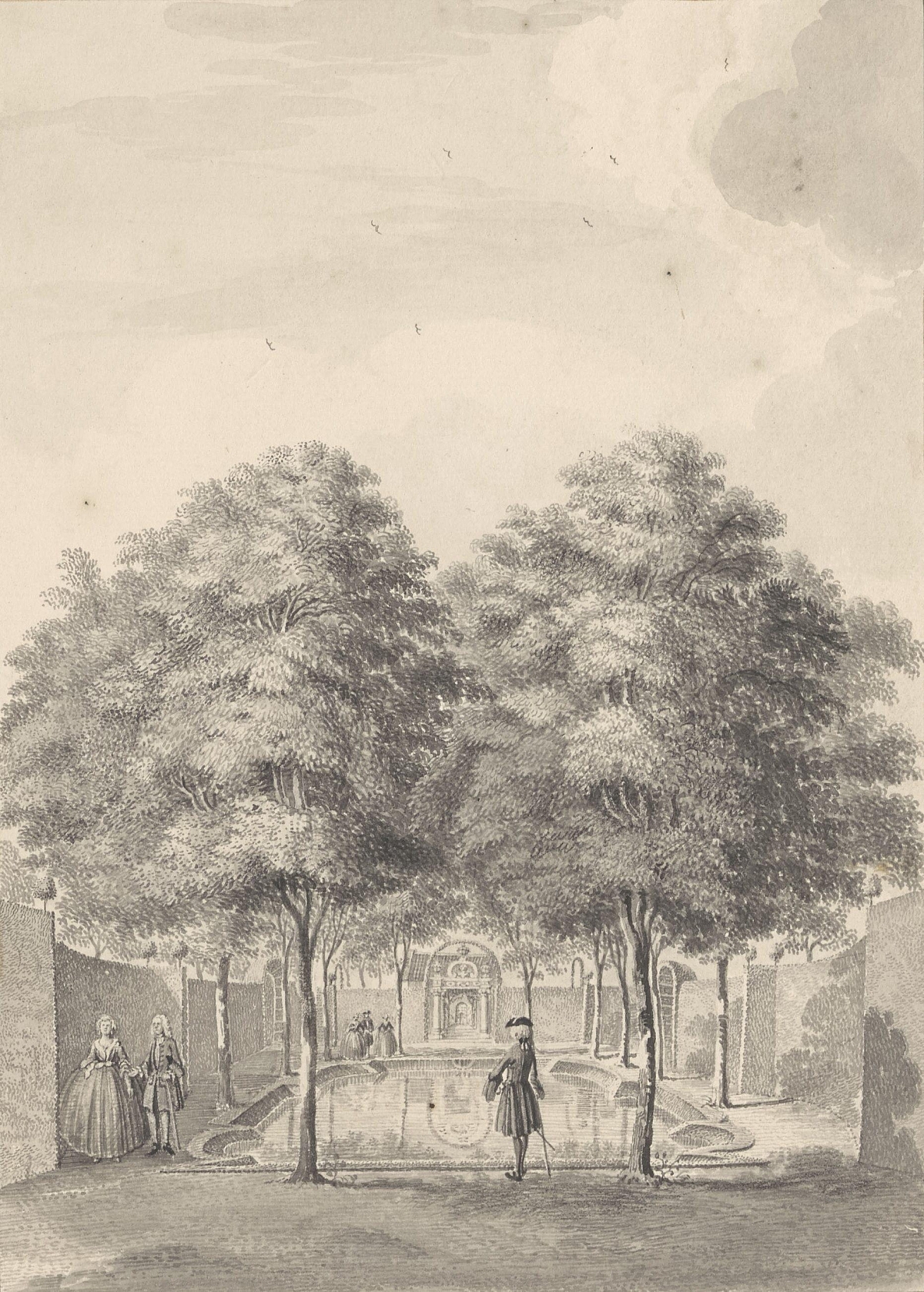 Zijdebalen Gezicht op de karpervijver