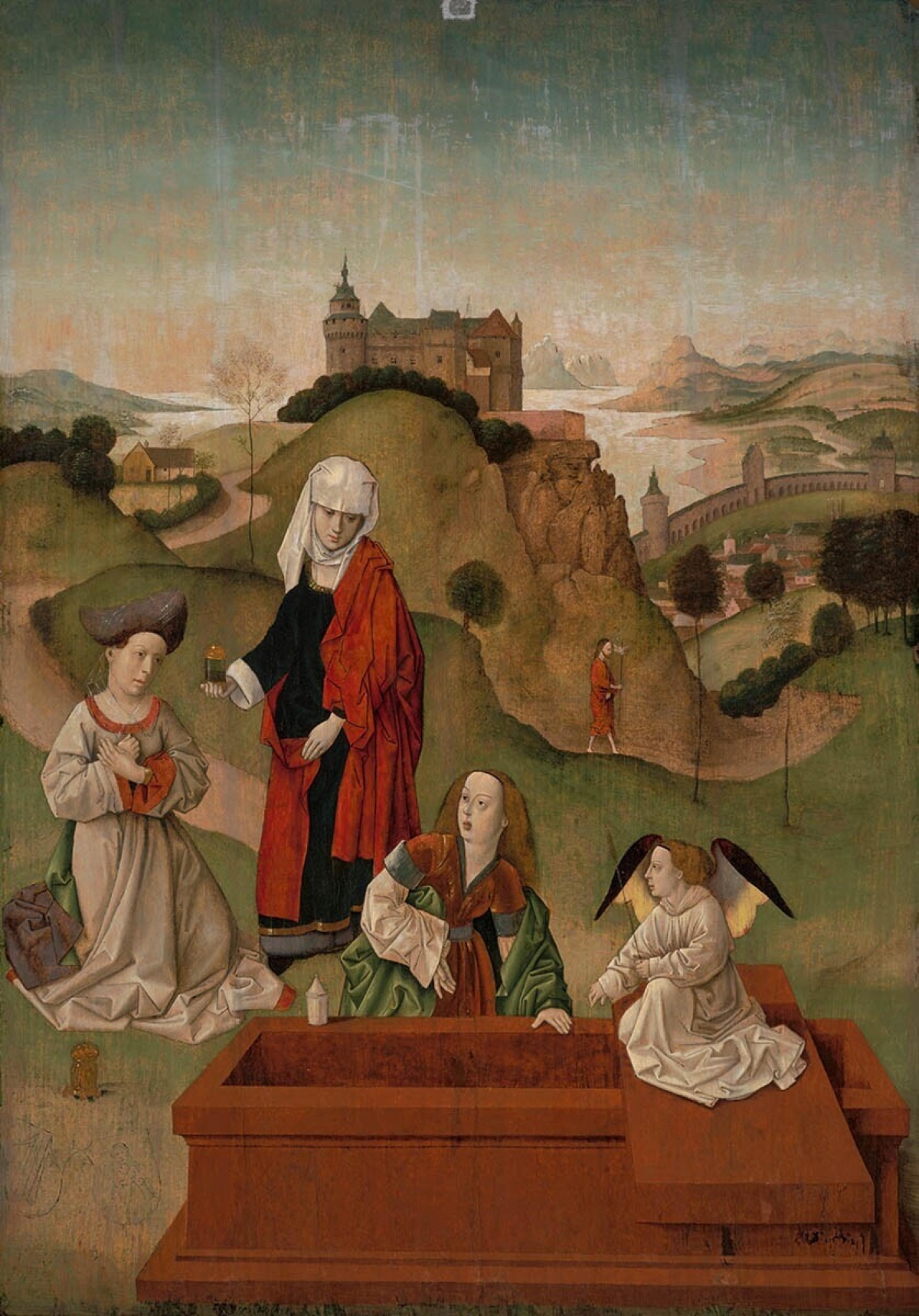 Onbekende maker Drie Marias aan het graf