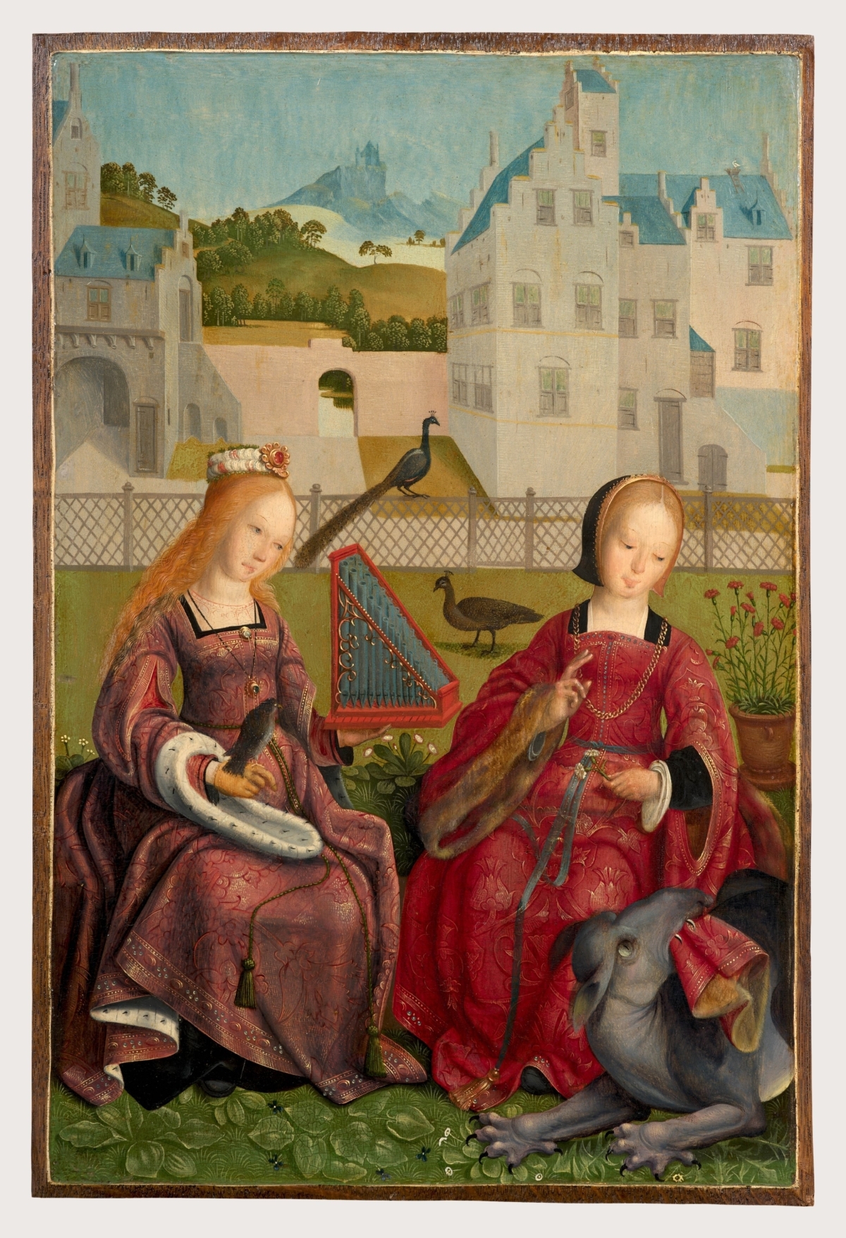 Meester van Alkmaar De heiligen Cecilia en Margaretha