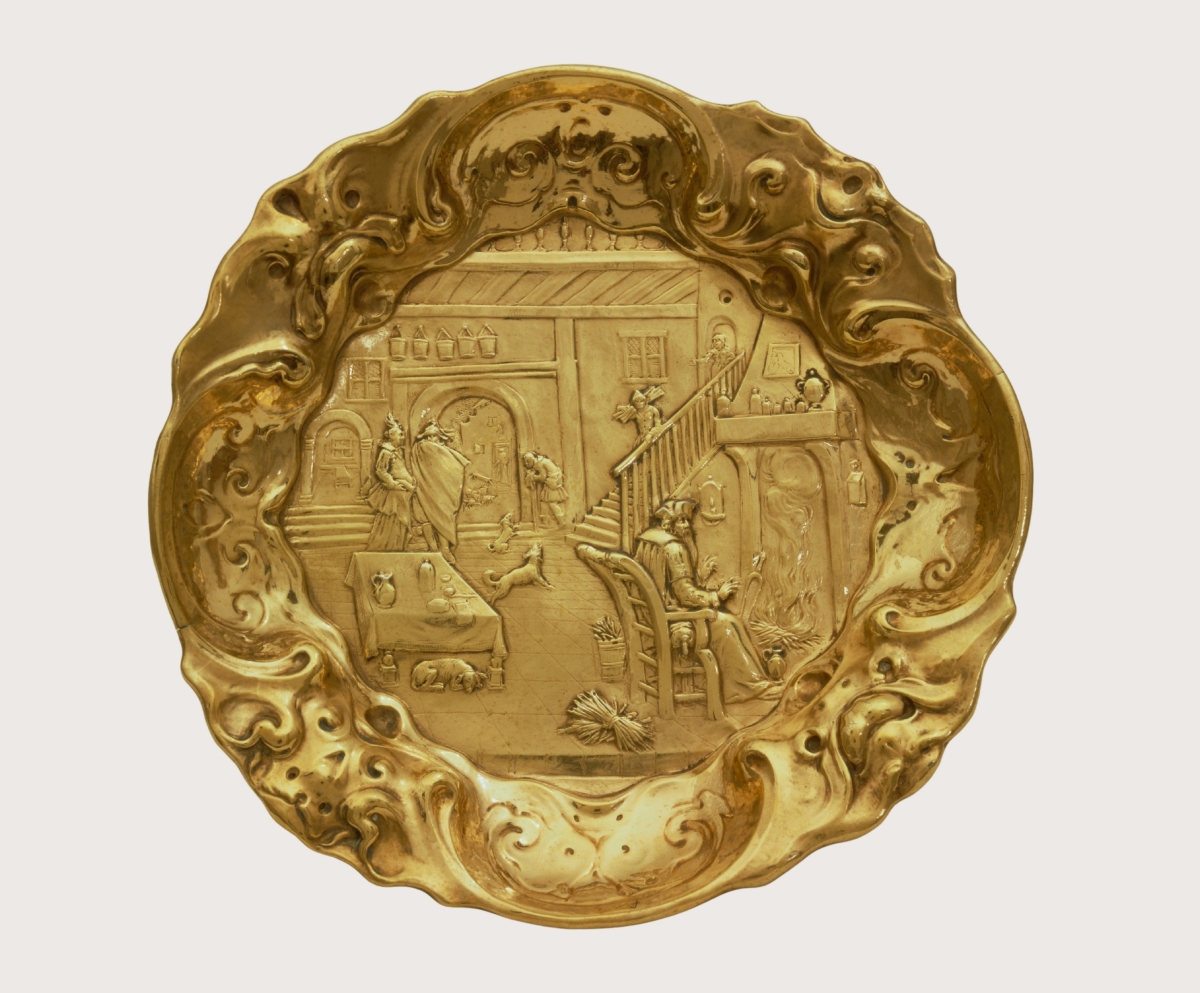 Van Vianen tazza winter bovenzijde