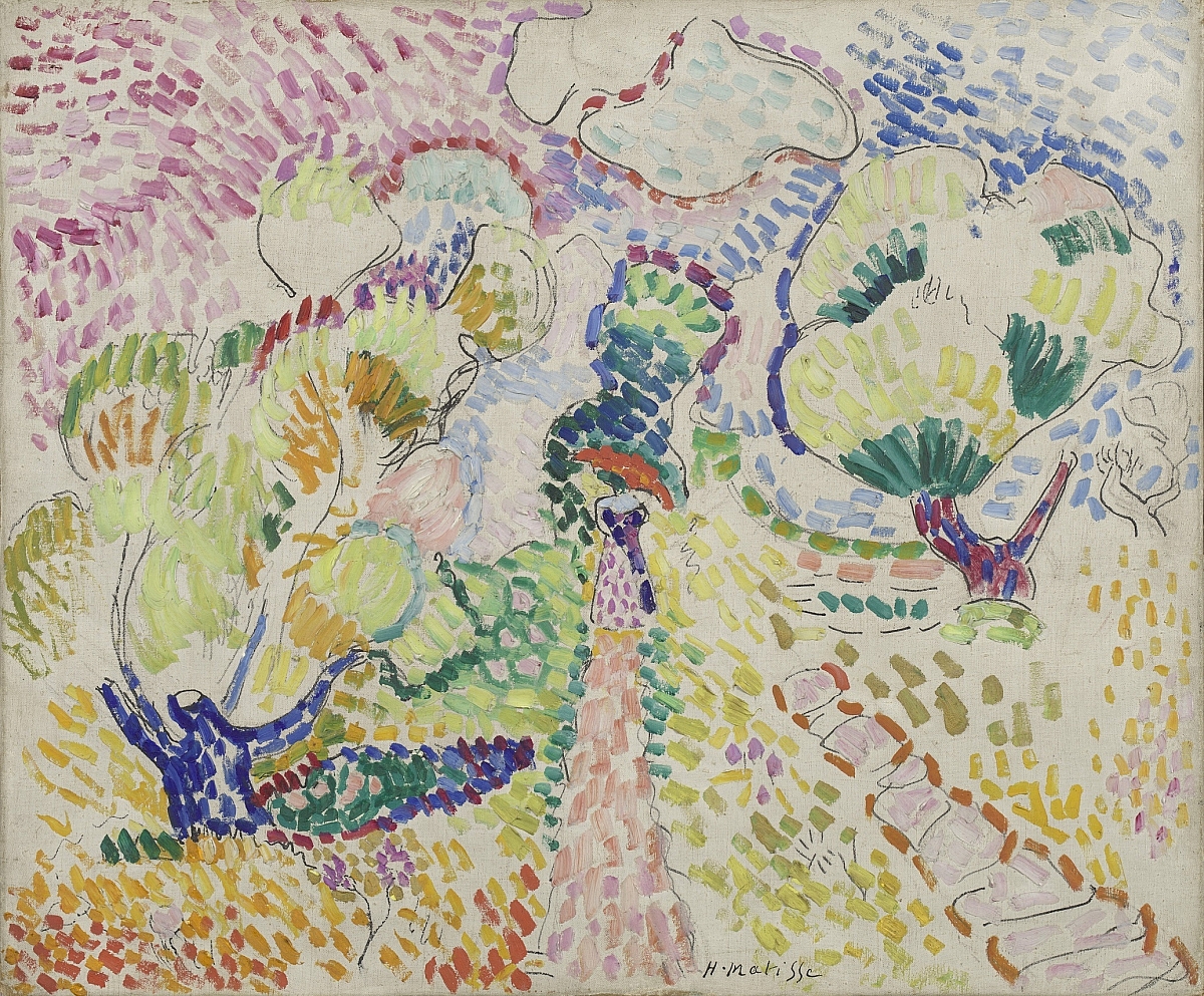 Henri Matisse Olijfgaard in Collioure verkleind