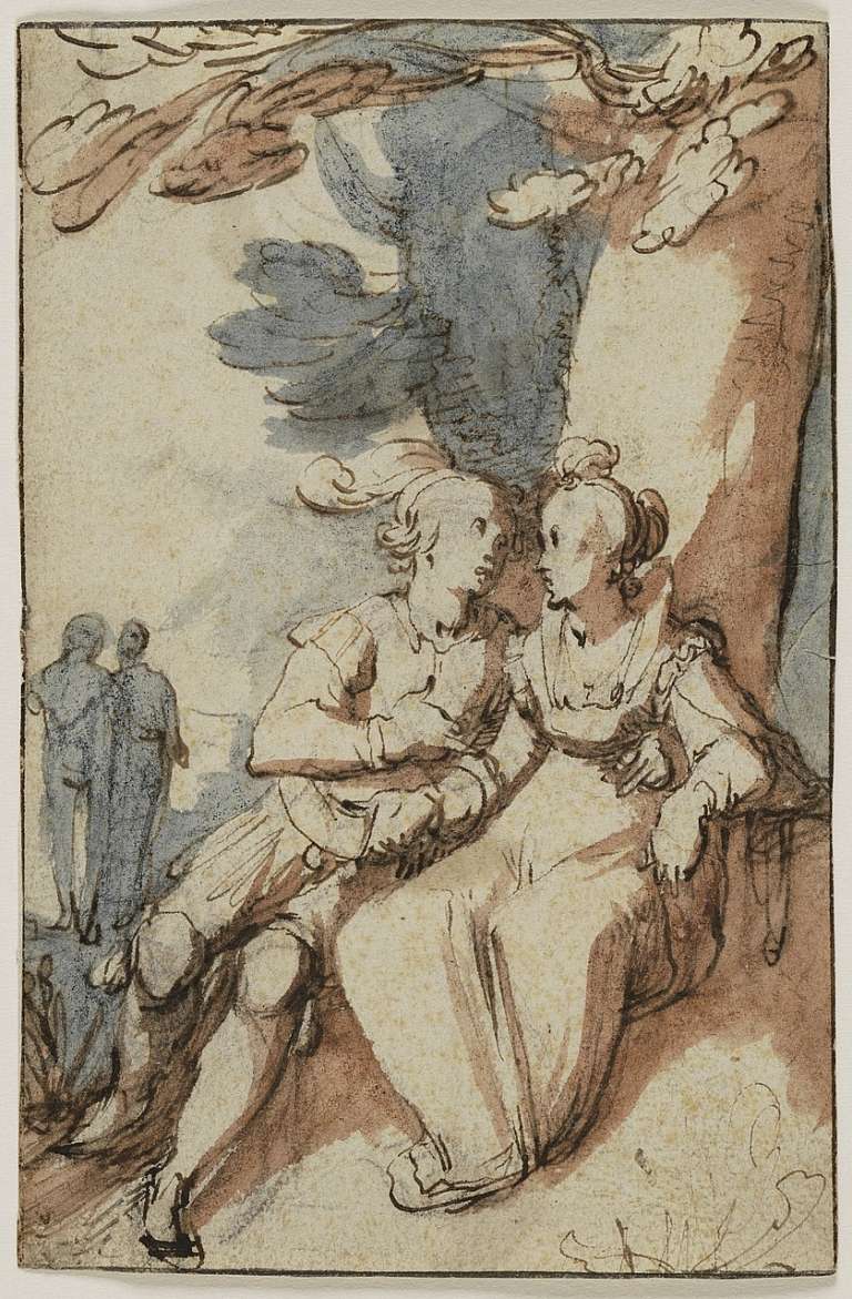 Sweelinck Stelletje onder een boom