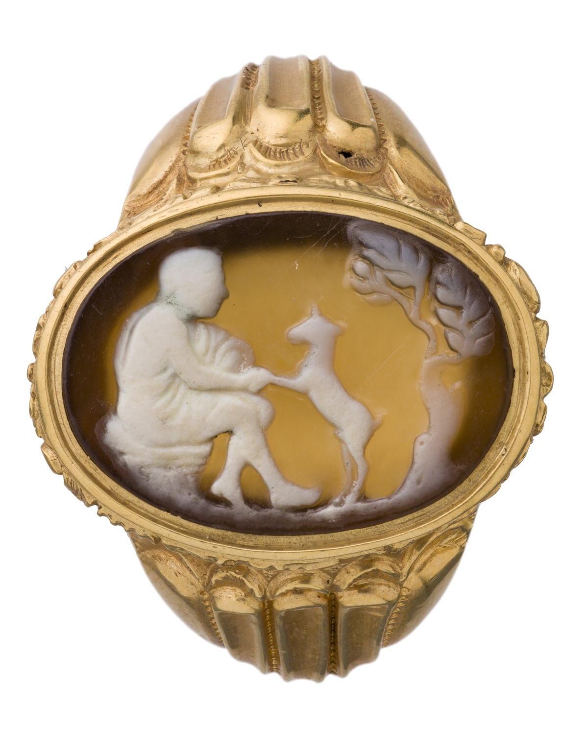 240 Herder met een geit