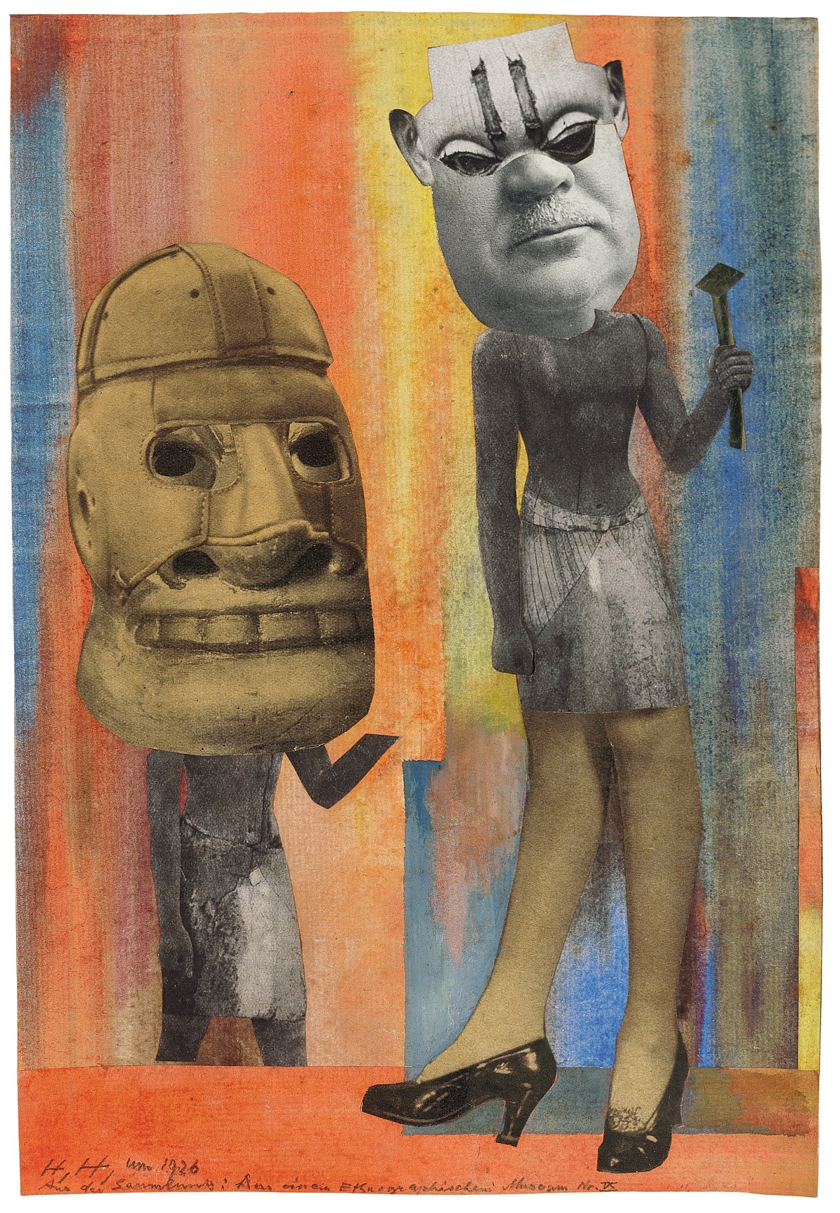 2022 11 08 Afbeelding H Höch From an ethnographic museum no IX