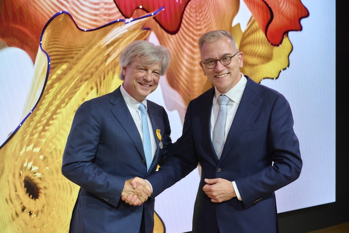 Uitreiking Museumpenning Arent Fock