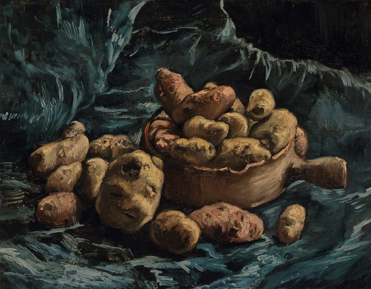 Van Gogh stilleven met aardappels